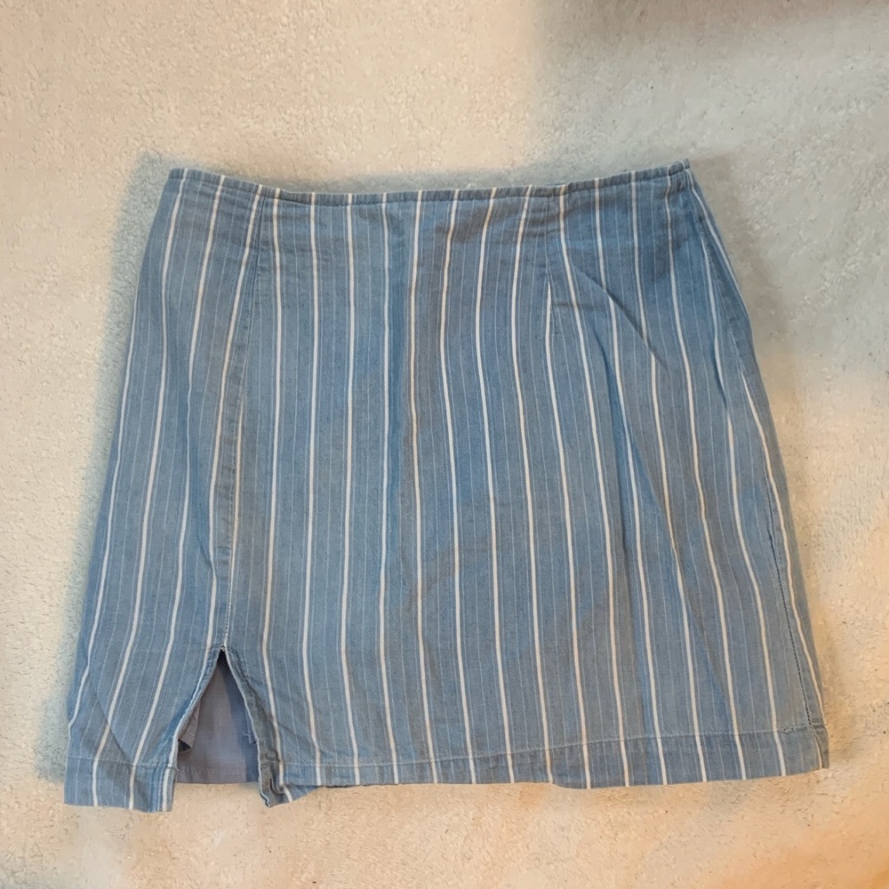 Forever 21 Pinstriped Mini Skirt